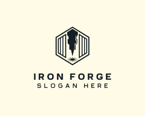 Industrial Laser Fabrication logo design