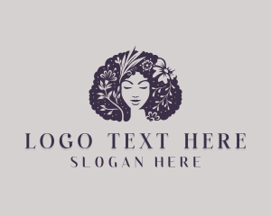 Afro - Hair Styling Salon logo design