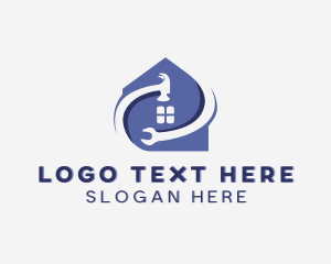 Contractor - Hammer House Renovation logo design