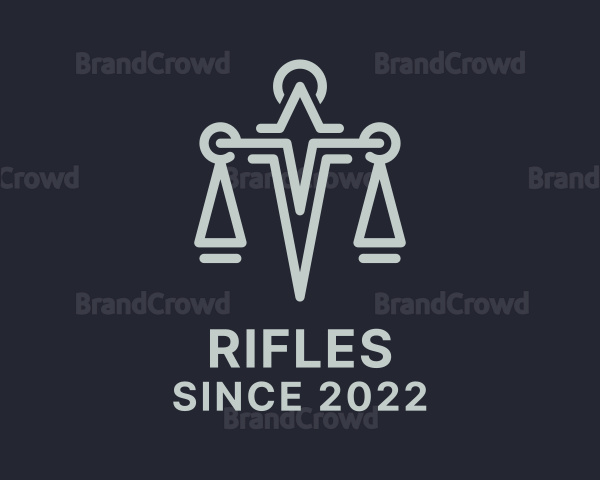 Law Firm Sword Scale Logo
