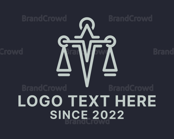 Law Firm Sword Scale Logo