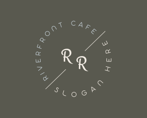 Modern Luxury Cafe logo design