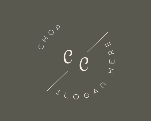 Modern Luxury Cafe logo design
