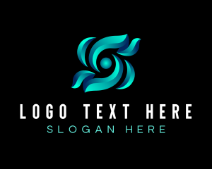 Tech - Cyber Tech Cooling Fan logo design