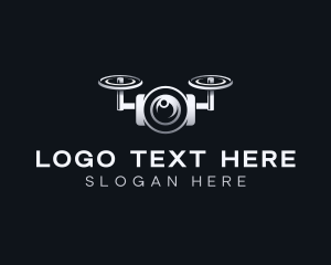 Aerial - Drone Videography Camera logo design