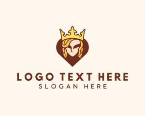 Sovereign - Royal Queen Heart logo design