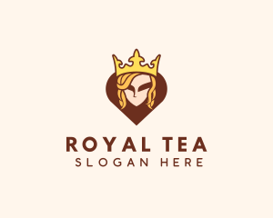 Royal Queen Heart  logo design