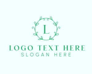 Stationery - Aesthetic Wreath Craft logo design