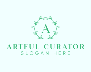 Aesthetic Wreath Craft logo design