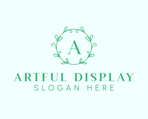 Aesthetic Wreath Craft logo design