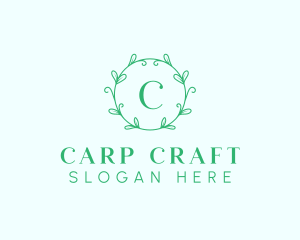 Aesthetic Wreath Craft logo design