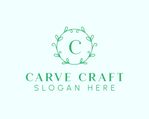 Aesthetic Wreath Craft logo design