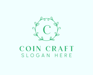 Aesthetic Wreath Craft logo design