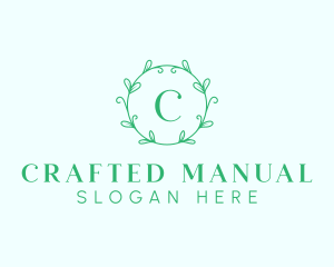 Aesthetic Wreath Craft logo design