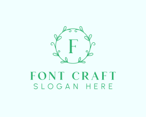 Aesthetic Wreath Craft logo design