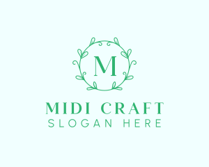 Aesthetic Wreath Craft logo design