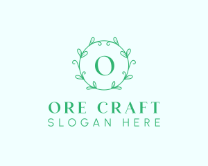 Aesthetic Wreath Craft logo design