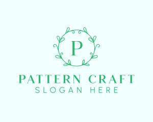 Aesthetic Wreath Craft logo design