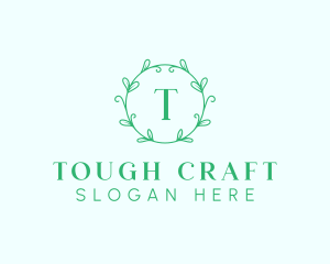 Aesthetic Wreath Craft logo design