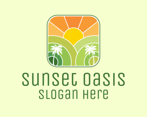 Sunshine Beach Resort  logo design