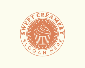 Cupcake Confectionery Dessert logo design