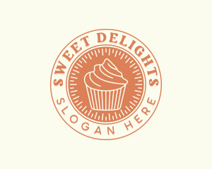 Cupcake Confectionery Dessert logo design