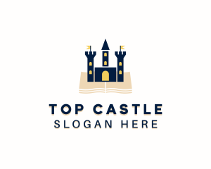 Castle Book Kindergarten logo design