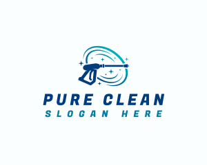 Pressure Wash Clean logo design