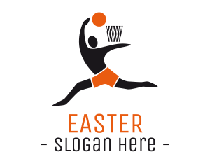 Competition - Basketball Player Hoop logo design