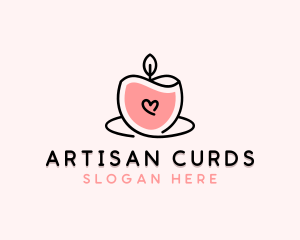 Scented Candle Spa logo design