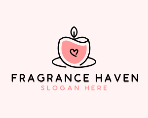 Scented - Scented Candle Spa logo design