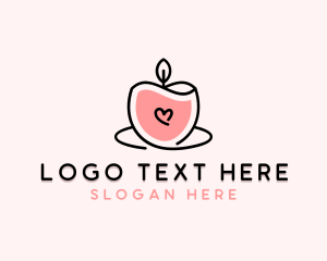 Scented - Scented Candle Spa logo design