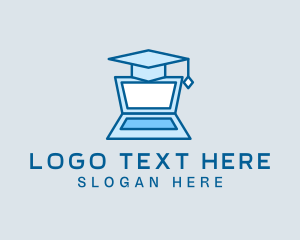 Graduate - Graduate School Laptop logo design