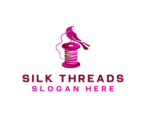 Bird Tailor Thread logo design