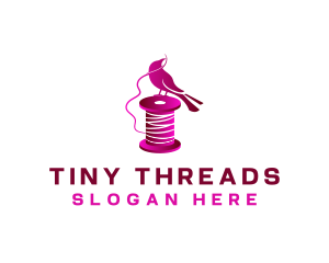 Bird Tailor Thread logo design