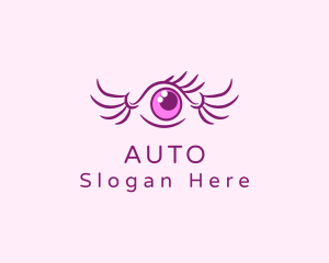 Eye Wing Eyelash Logo