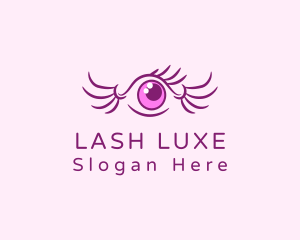 Lash - Eye Wing Eyelash logo design