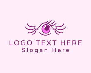 Eye Wing Eyelash Logo