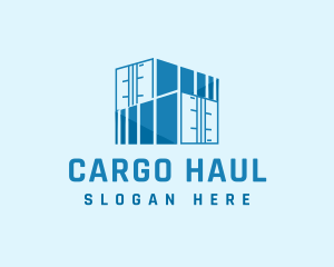 Container Storage Logistic Imports logo design