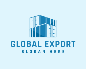 Export - Container Storage Logistics logo design
