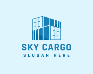 Container Storage Logistic Imports logo design