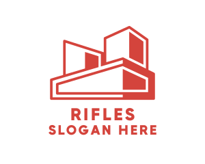Urban Warehouse Storage Building Logo
