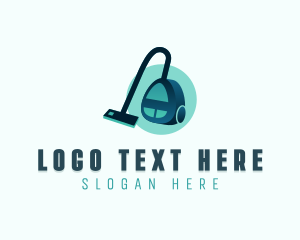 Disinfection - Vacuum Cleaner Housekeeping logo design