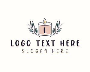 Scented - Natural Scented Candle logo design