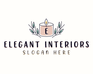 Natural Scented Candle logo design