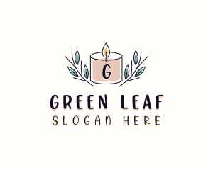 Natural Scented Candle logo design