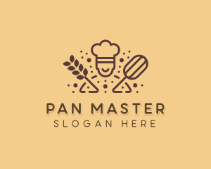 Pan - Bakery Baking Chef logo design