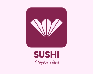 Asian Hand Fan App logo design