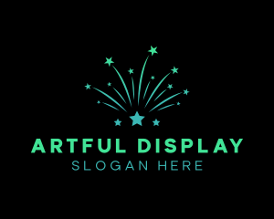 Star Fireworks Display logo design