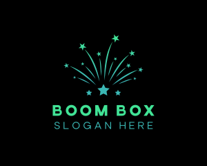 Explosion - Star Fireworks Display logo design